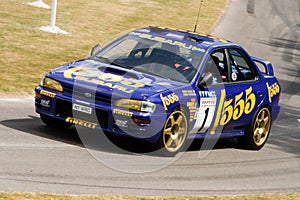 1996 subaru impreza wrc rally car