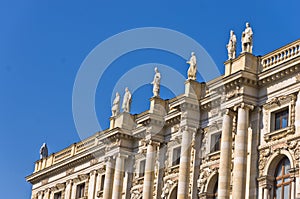 19th century architecture on Maria Theresa square in Vienna