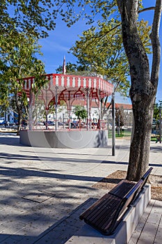 19th century Bandstand in the Republica Garden