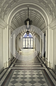 19th century building lobby