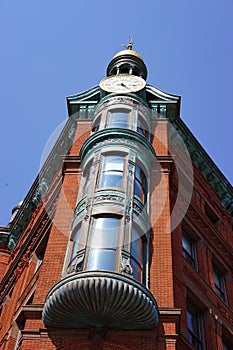 19th century clock tower turret