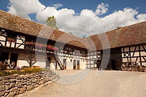 19th century farmhouse in Alsace