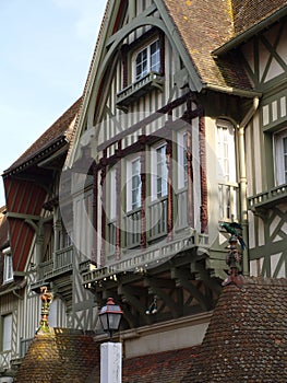 19th century frontage 1 , Deauville, France photo