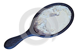 19th century hand mirror