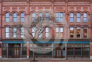 19th century main street brick commercial building