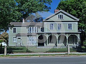 19th century New England mariner`s house