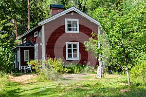 19th century old wood cottage