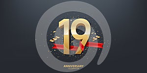 19th Year Anniversary Background