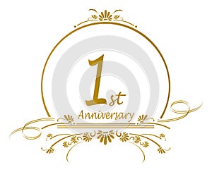 1st Anniversary design