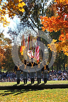 1st Calvary Color Guard - Veterans Day Ceremony