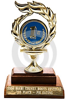 1st prize trophy