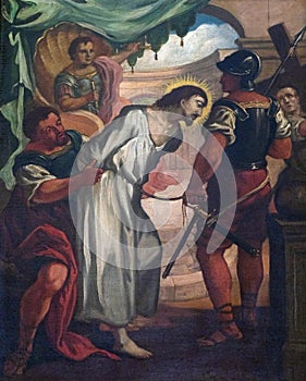 1st Stations of the Cross, Jesus is condemned to death