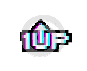 1Up icon design