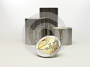 2 Euros coins