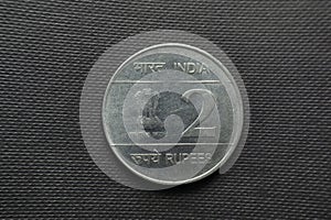 2 Rupee, Front view, Republic of India, 200th Anniversary - Birth of Louis Braille