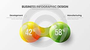 2 set corporate marketing analytics data report design layout. Company statistics information graphic visualization template.