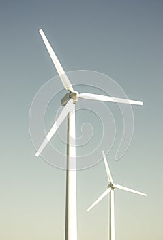 2 wind turbines