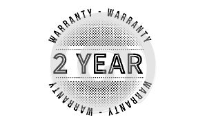 2 year warranty design stamp