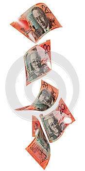 20 Australian Dollars Vartical