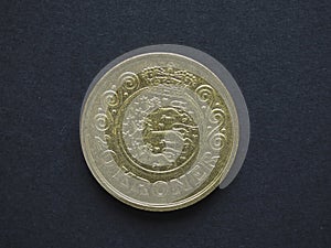 20 Danish Krone DKK coin