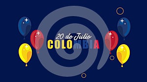 20 de julio colombia lettering animation