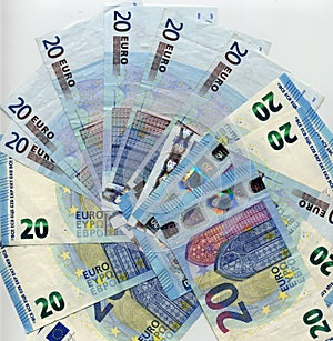 20 euro note, European Union background