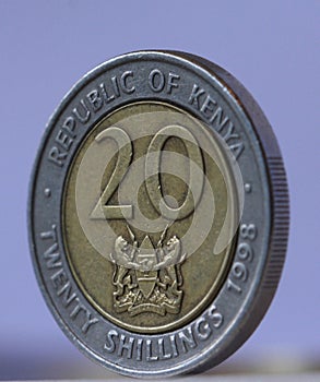20 Kenyan shillings photo