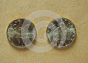 20 korunas coin, Czech Republic