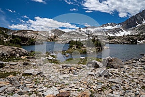 20 Lakes Basin backpacking and wilderness hiking the California Eastern Sierra Nevada Mountains in the summer