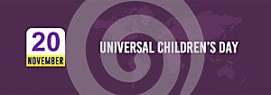 20 November Universal Childrenâ€™s Day