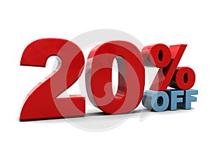 20 percent discount