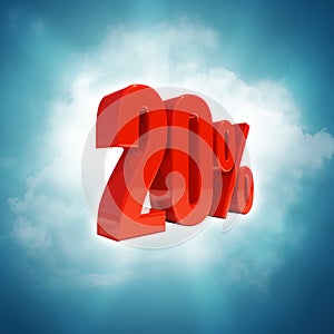 20 Percent Sign