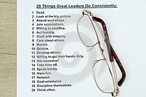 20 things great leaders do consistently photo