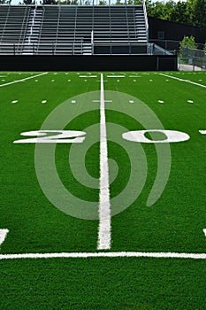 20 Yard Line on American Football Field