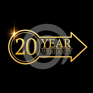 20 year warranty logo