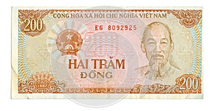 200 bill of Vietnam