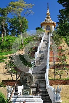 The 200 rungs of Buddha. Pattaya. Thailand