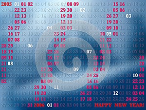 2005 Years artistical calendar