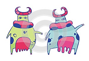 2009 cartoon cows