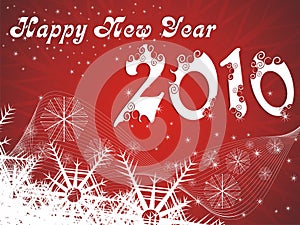 2010 new year background