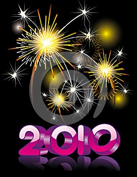 2010 new year vector