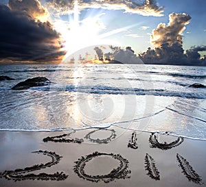 2010 to 2011 on beach