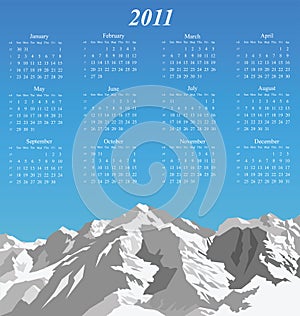 2011 calendar