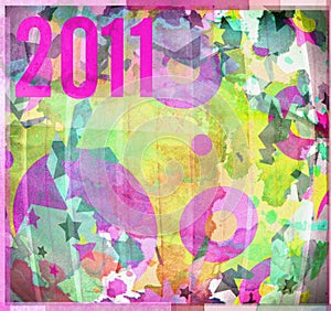 2011 graphic design background composition