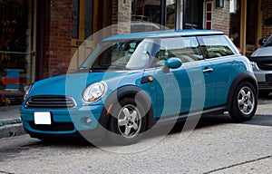 2012 Blue Mini Cooper