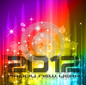 2012 New Year celebration background