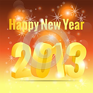 2013 new year greeting card