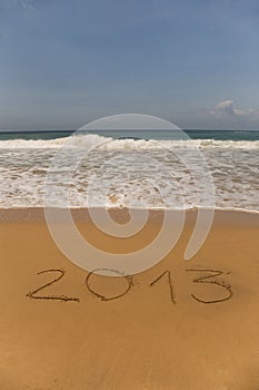 2013 written in sand