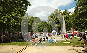 2014 boules competition in Bath