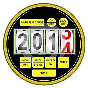 2014 New Year modern digital gas manometer